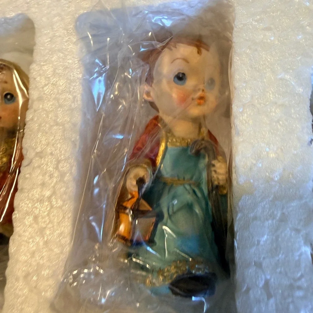 NEW Kurt S Adler‎ 13 Piece Childrens Nativity Set D3762 Multicolor Christmas